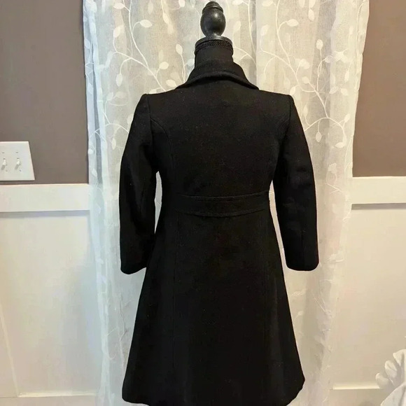 Vintage Talbots Kids Black Wool Coat, Size 8 - Picture 4 of 5